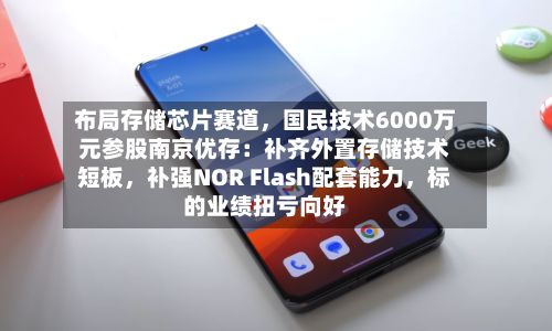 布局存储芯片赛道,国民技术6000万元参股南京优存:补齐外置存储技术短板,补强NOR Flash配套能力,标的业绩扭亏向好