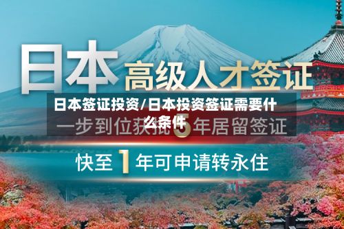 日本签证投资/日本投资签证需要什么条件-第2张图片