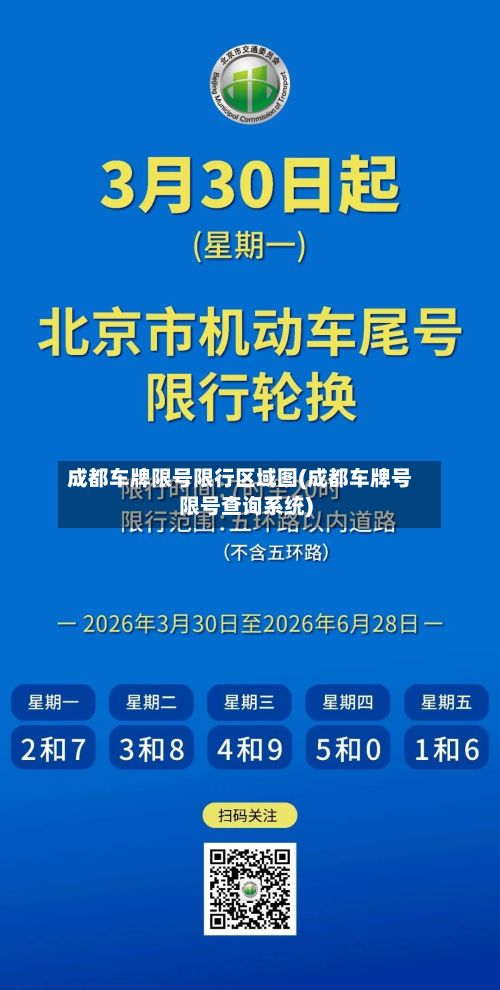 成都车牌限号限行区域图(成都车牌号限号查询系统)-第3张图片