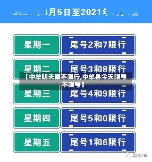 【中牟明天限不限行,中牟县今天限号不限号】-第3张图片