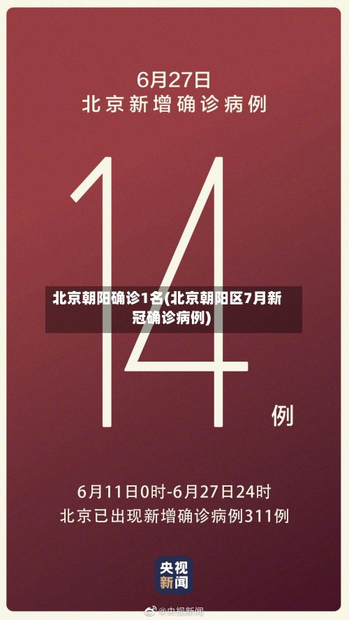 北京朝阳确诊1名(北京朝阳区7月新冠确诊病例)-第3张图片
